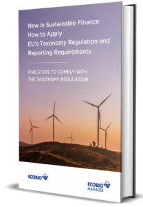 Download Ecobio's Free Whitepaper Five Steps to Comply with the Taxonomy Regulation