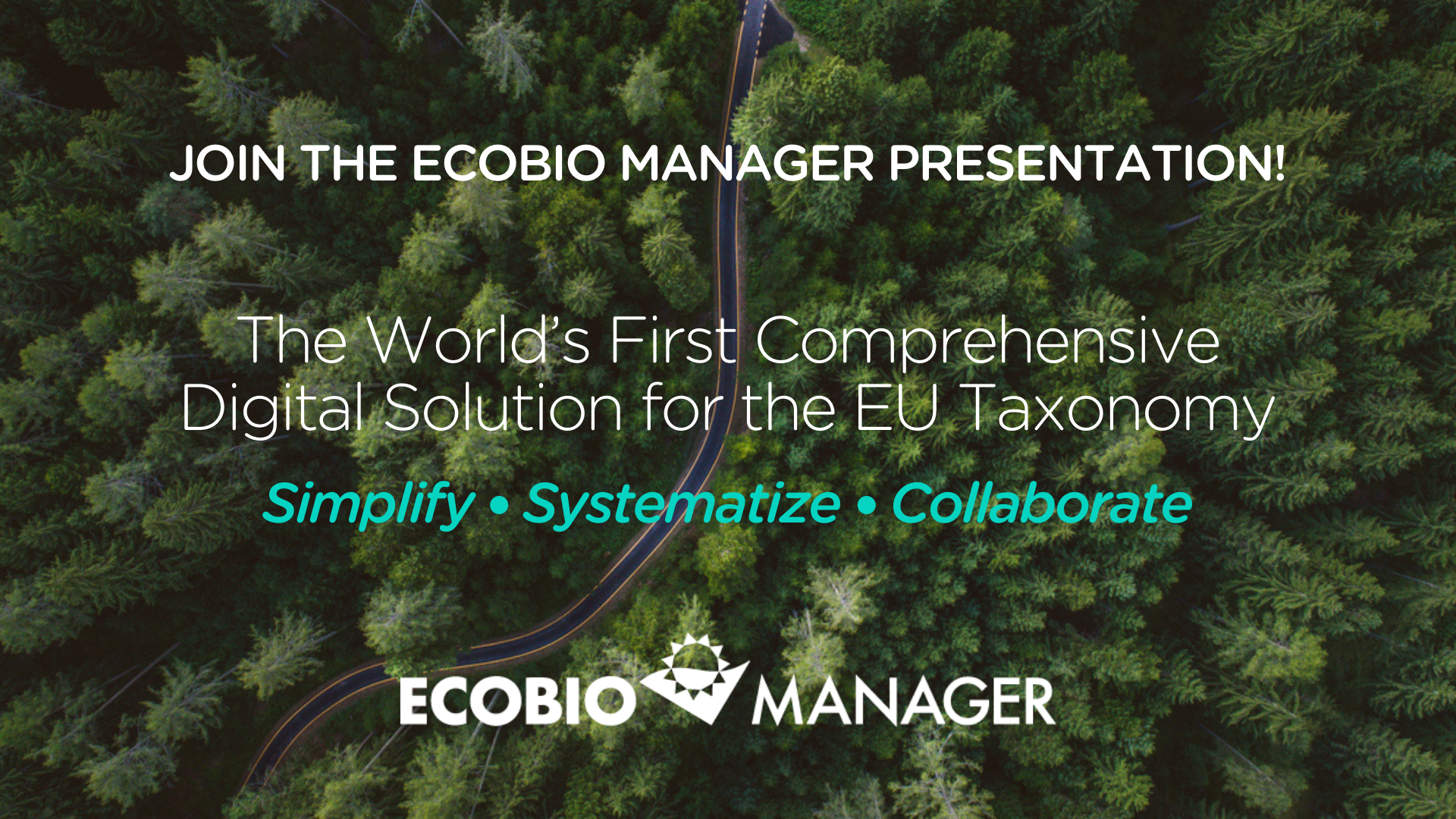 Join our presentation of the world’s first comprehensive digital solution for the EU Taxonomy!